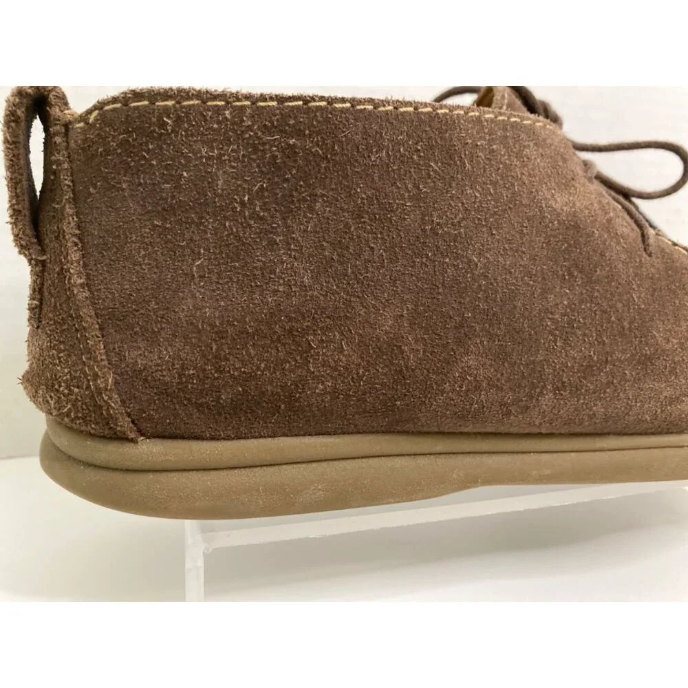 Johnnie-O Men's 11M Malibu Chukka Ankle Boots‎ Brown Suede Leather Lace Up Shoes